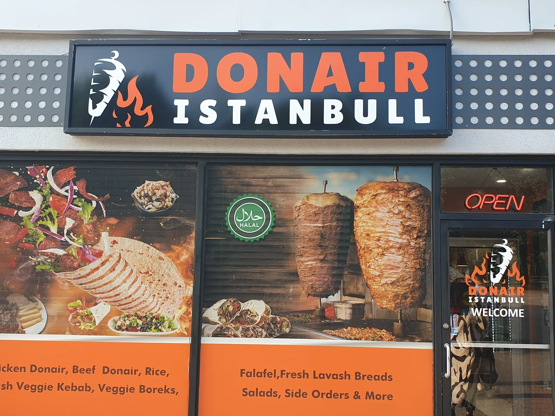 Donair Istanbull storefront at 625 Greenhill Avenue, Hamilton